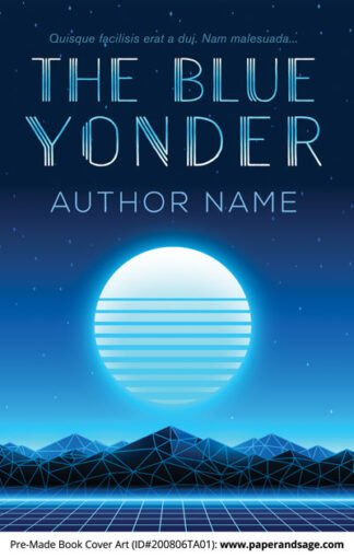 Pre-Made Book Cover ID#200806TA01 (The Blue Yonder)