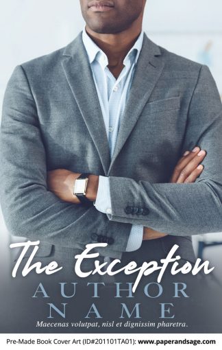 Pre-Made Book Cover ID#201101TA01 (The Exception)