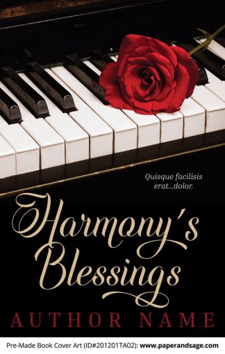 Pre-Made Book Cover ID#201201TA02 (Harmony's Blessings)