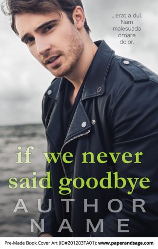 Pre-Made Book Cover ID#201203TA01 (If We Never Said Goodbye)