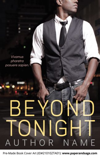 Pre-Made Book Cover ID#210106TA01 (Beyond Tonight)