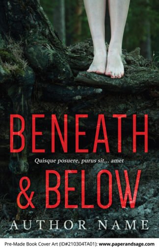 Pre-Made Book Cover ID#210304TA01 (Beneath & Below)