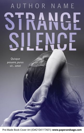 Pre-Made Book Cover ID#210411TA01 (Strange Silence)