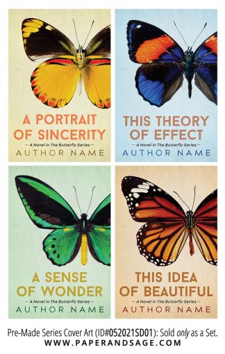 PreMade Series Covers ID#052021SD01 (The Butterfly Series, Only Sold as a Set)