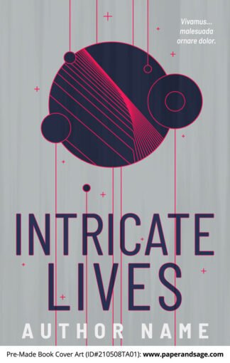 Pre-Made Book Cover ID#210508TA01 (Intricate Lives)