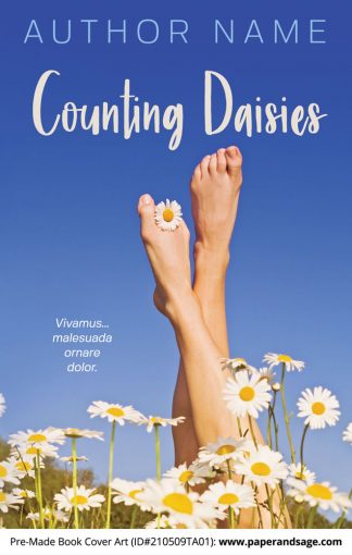 Pre-Made Book Cover ID#210509TA01 (Counting Daisies)