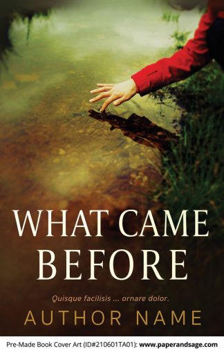 Pre-Made Book Cover ID#210601TA01 (What Came Before)