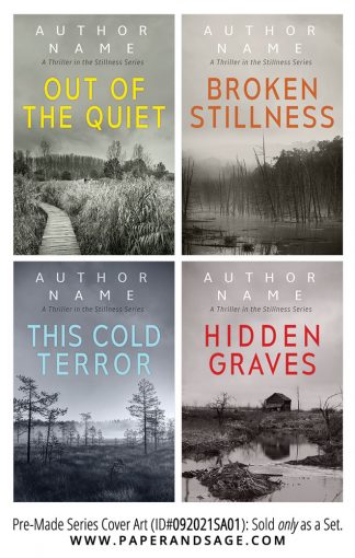 PreMade Series Covers ID#092021SA01 (The Stillness Series, Only Sold as a Set)
