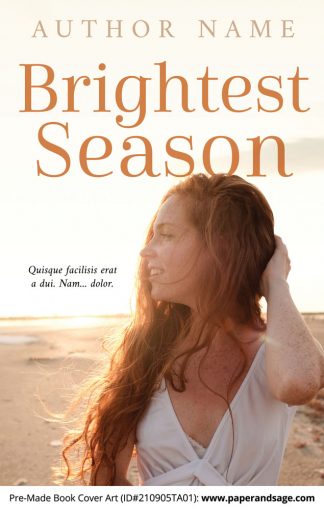 PreMade Book Cover ID#210905TA01 (Brightest Season)