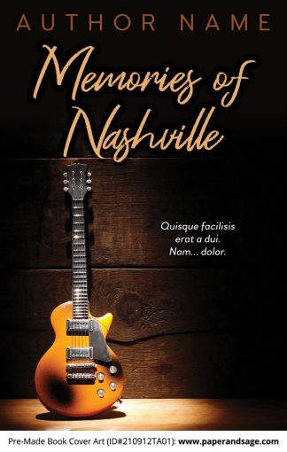 PreMade Book Cover ID#210912TA01 (Memories of Nashville)