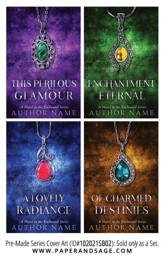 PreMade Series Covers ID#102021SB02 (The Enchanted Series, Only Sold as a Set)