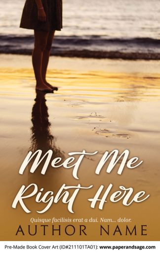 PreMade Book Cover ID#211101TA01 (Meet Me Right Here)