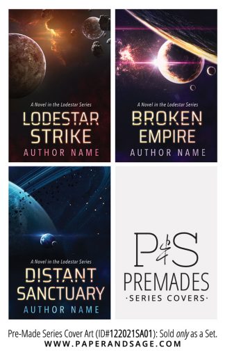 PreMade Series Covers ID#122021SA01 (The Lodestar Series, Only Sold as a Set)