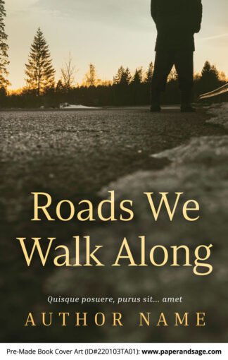 PreMade Book Cover ID#220103TA01 (Roads We Walk Along)