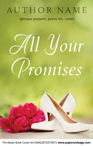 PreMade Book Cover ID#220105TA01 (All Your Promises)