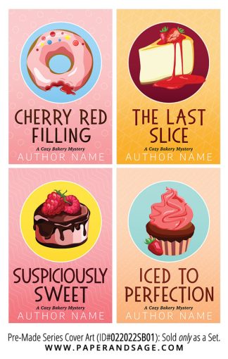 PreMade Series Covers ID#022022SB01 (Cozy Bakery Series, Only Sold as a Set)