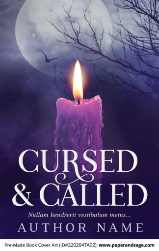 PreMade Book Cover ID#220204TA02 (Cursed & Called)