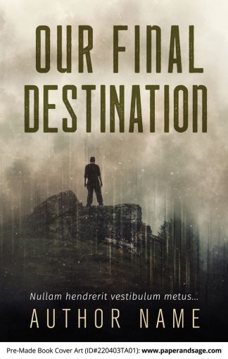 PreMade Book Cover ID#220403TA01 (Our Final Destination)